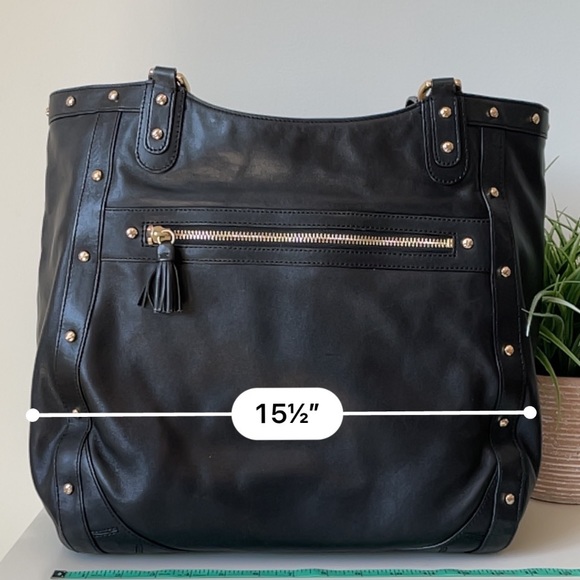 Cole Haan Leather Shoulder Tote - Picture 11 of 11